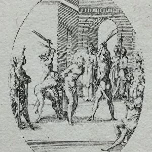 The Mysteries of the Passion: The Flagellation. Creator: Jacques Callot (French, 1592-1635)