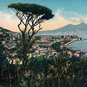 Napoli - Panorama Dalla Tomba Di Virgilio, (Tomb of Virgil ), c1900. Creator: Unknown
