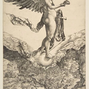 Nemesis (The Great Fortune), ca. 1501. Creator: Albrecht Durer