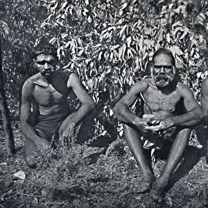 New South Wales Aborigines - King Billy and his A. D. C. s, c1900. Creator: Unknown