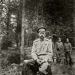 Nicholas II of Russia (1868-1918). March 1917
