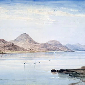 On the Nile, Gebel el Mody, Nubia, 1861. Artist: Elijah Walton