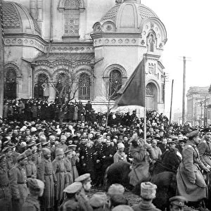 Occupation of Kharkov by the Volunteer Army of General Denikin, Russian Civil War, 1918