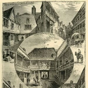 Old Inns in Southwark, (c1878). Creator: Unknown