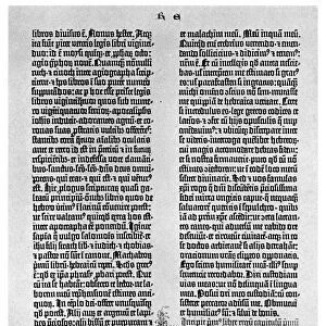 Page from a Gutenberg Bible, c1455 (1956)