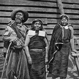 Patagonian indians, Argentina, 1922