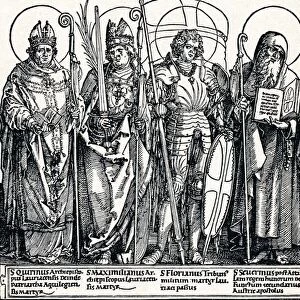The Patron Saints of Austria, 1515 (1906). Artist: Albrecht Durer