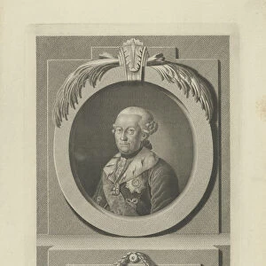 Peter von Biron (1724-1800), Duke of Courland and Semigallia, 1781. Creator: Kuetner