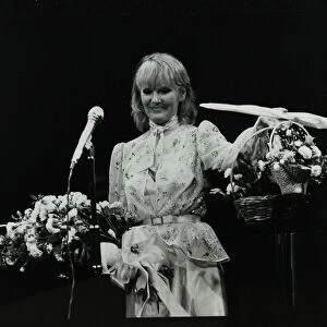 Petula Clark after a concert at the Forum Theatre, Hatfield, Hertfordsire, 1984. Artist