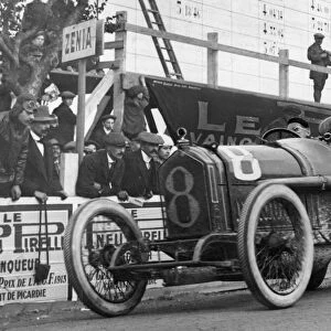 Peugeot, Georges Boillot, winner 1913 French Grand Prix. Creator: Unknown