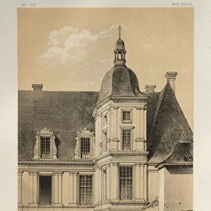 Pl. 33, Chateau De Tanlay (Yonne), 1860. Creator: Victor Petit (French, 1817-1874)