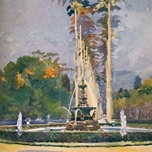 A portion of the Avenue of Royal Palms, Botanical Gardens, 1914