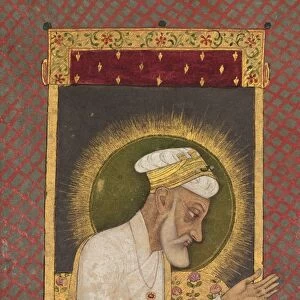 Portrait of Alamgir (r. 1658-1707), c. 1700. Creator: Unknown
