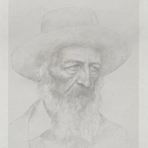 Portrait of Alfred Lord Tennyson. Creator: Alphonse Legros (French, 1837-1911)