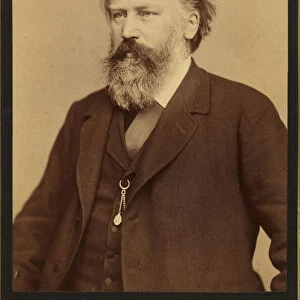 Portrait of the composer Johannes Brahms (1833-1897), c. 1870