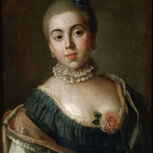 Portrait of Countess Anna Golitsyna, Baroness Stroganova, 1759. Artist: Pietro Rotari