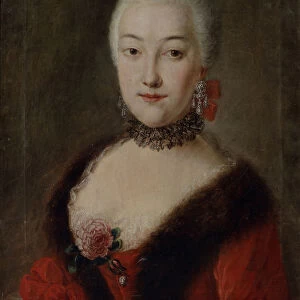 Portrait of Countess Yekaterina Lobanova-Rostovskaya (1735-1802), 18th century. Artist: Anonymous