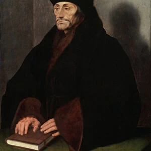 Portrait of Erasmus of Rotterdam, (1466 / 69-1536), 1523. Artist: Hans Holbein the Younger