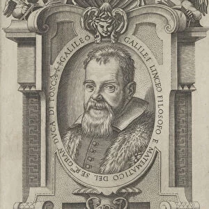 Portrait of Galileo Galilei, 1613. Creator: Francesco Villamena
