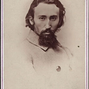 Portrait of Jan Matejko (1838-1893), c. 1880. Creator: Photo studio Waleri Rzewuski