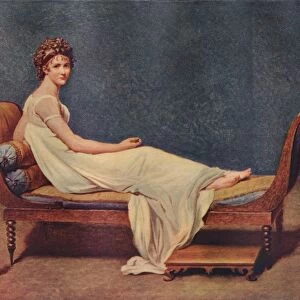 Portrait of Madame Recamier, 1800, (1911). Artist: Jacques-Louis David