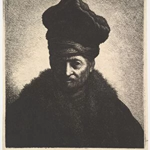 Portrait of a Man, after Rembrandt, 1633. Creator: Jan Georg van Vliet