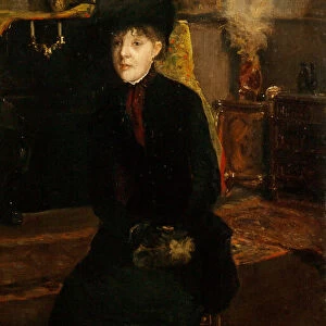 Portrait of Mary Cassatt (1844-1926), 1885. Creator: Blanche
