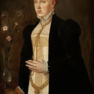 Portrait of Philippine Welser (1527-1580), ca 1557