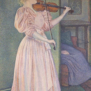 Portrait of the violinist Irma Sethe, 1894