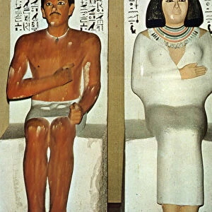 Prince Rahotep and His Wife Nofret, Egypt, 4th Dynasty