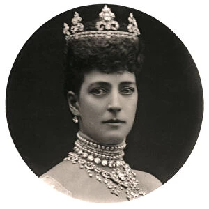 Queen Alexandra (1844-1925), queen consort to King Edward VII, late 19th century. Artist: Rotary Photo