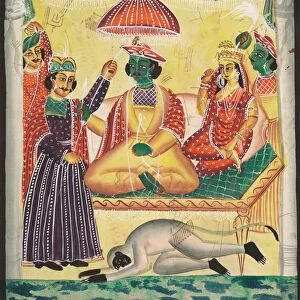 Rama and Sita, 1800s. Creator: Unknown