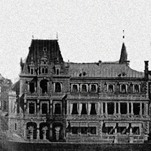Rebuilding project of the Massandra Palace by M. Messmacher, 1889