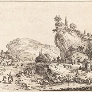 Returning Home from the Hunt, probably c. 1630. Creator: Jacques Callot