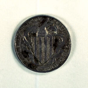 Reverse of a one-peseta coin in silver used as a medal of the Catalanist Union, work