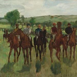 The Riders, c. 1885. Creator: Edgar Degas