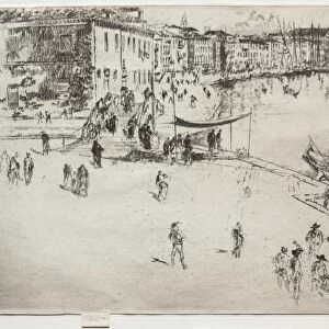 The Riva, No. 2, 1886. Creator: James McNeill Whistler (American, 1834-1903)