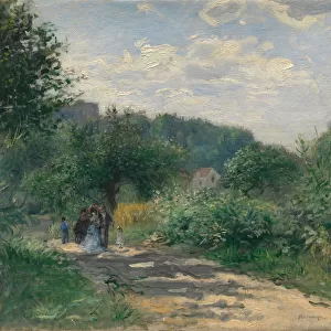 A Road in Louveciennes, ca. 1870. Creator: Pierre-Auguste Renoir