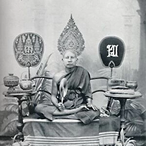 A royal priest, Siam, 1902. Artist: HW Rolfe