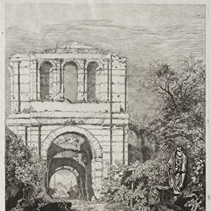 Ruines du Palais Lallien. Creator: Maxime Lalanne (French, 1827-1886)