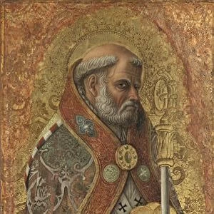 Saint Nicholas of Bari, 1472. Creator: Carlo Crivelli (Italian, 1430 / 35-1495)