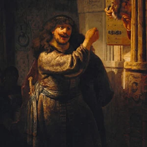 Samson threatened his father-in-law, 1635. Artist: Rembrandt van Rhijn (1606-1669)