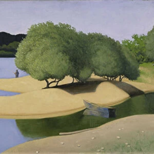 Sandbanks on the Loire (Des Sables au bord de la Loire), 1923. Creator: Vallotton