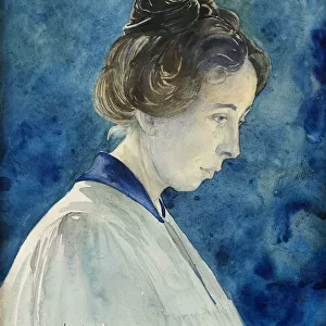 Self-Portrait, c. 1890. Creator: Hilma af Klint (1862-1944)