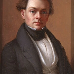 Self-Portrait, ca. 1850. Creator: Oliver Tarbell Eddy