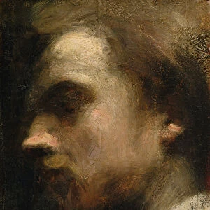 Self-Portrait, ca. 1858. Creator: Henri Fantin-Latour