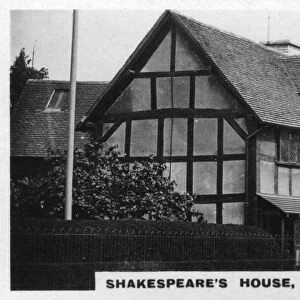 Shakespeares house, Stratford-on-Avon, Warwickshire, c1920s