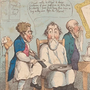 Shaving a Forestaller, August 15, 1800. August 15, 1800. Creator: Thomas Rowlandson