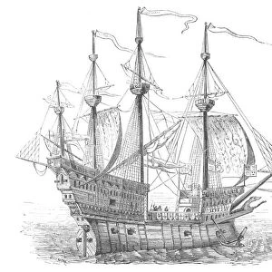 Ship of Henry VIII, c1880