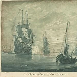 Shipping Scene from the Collection of Thomas Walker, 1720s. Creator: Elisha Kirkall